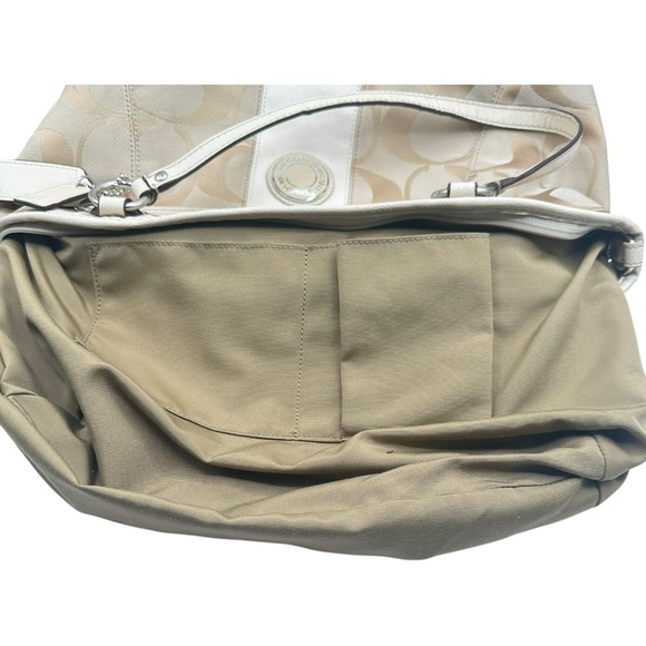 Coach Jacquard & Patent Leather Tote Bag, Canvas/Leather, Large - Picture 14 of 16